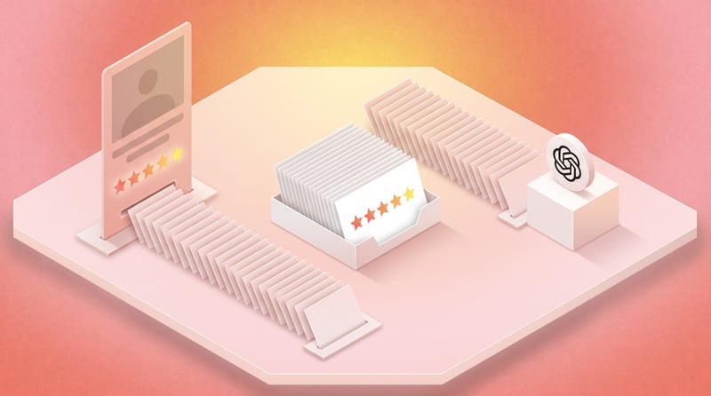 Une réserve d'avis clients bien rangée alimente à la fois la fiche Google et les assistants IA
