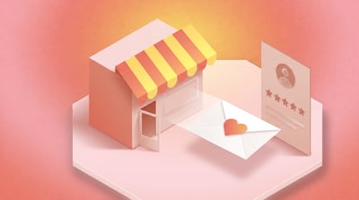 Une réponse soignée posée sous un avis client positif